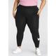 Leggings NIKE SPORTSWEAR "Essential Women's Mid-Rise Swoosh (Plus Size)" Gr. 1X (46/48), N-Gr, schwarz Damen Hosen Leggings Sport