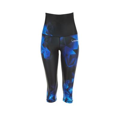Leggings WINSHAPE "High Waist HWL202", Damen, Gr. L, Normalgrößen, blau (saphir), 80% Polyester, 20% Elasthan, Hosen, mit Anti-Rutsch-Effekt