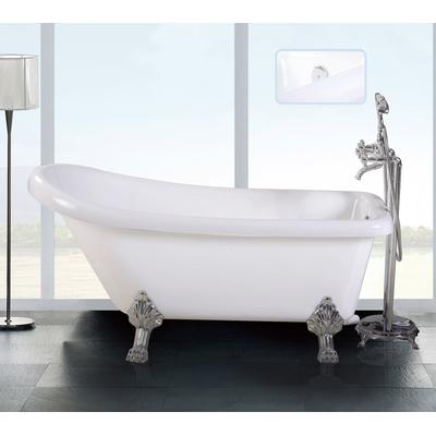 Badewanne SANOTECHNIK "Empire", weiß, B:170cm H:75cm T:75cm, Acryl, Badewannen, doppelwandig