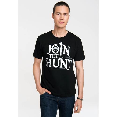 T-Shirt LOGOSHIRT ""Supernatural - Join The Hunt"" Gr. XXXL, schwarz Herren Shirts mit Supernatural-Print