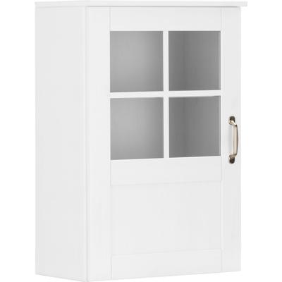 Hängeschrank HOME AFFAIRE "Alby", weiß, B:50cm H:75cm T:29cm, Schränke, Breite 50 cm, 1 Tür Image