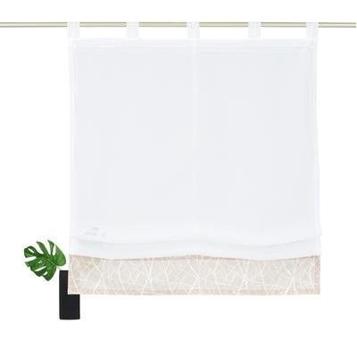 Raffrollo MY HOME "Camposa" Gr. 1, beige (sand), B:45cm H:140cm, Voile, Obermaterial: 100% Polyester, Raffrollos, Transparent, Voile, Polyester Image
