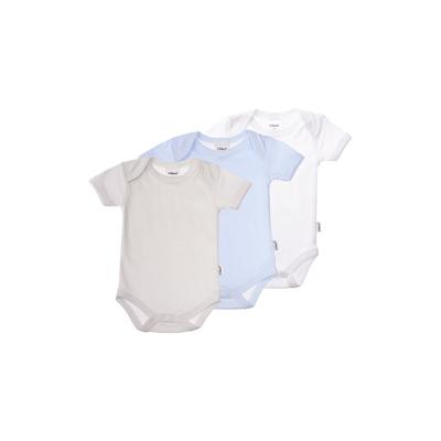 Body LILIPUT, Baby, Gr. 74/80, EURO-Größen, bunt (mehrfarbig), 100% Baumwolle, gestreift, unifarben, kurz, Kurzarm, Bodies, mit praktischen Druckknöpfen Image