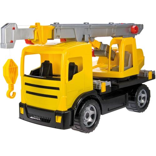 "Spielzeug-Krankenwagen LENA ""Giga Trucks, gelb-schwarz"" Spielzeugfahrzeuge gelb Kinder Spielzeugautos"