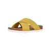 Sandale CRUZ "Musoni", Damen, Gr. 38, gelb, Leder, feminin, Schuhe Pantolette Schlappen Sommerschuh, mit Style und Komfort