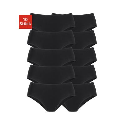 Jazz-Pants Slips PETITE FLEUR, Damen, Gr. 32/34, schwarz, Obermaterial: 95% Baumwolle, 5% Elasthan, unifarben, körpernah, Unterhosen, aus elastischer Baumwolle, Topseller Image
