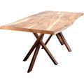 Esstisch SIT "Tables" Tische Gr. B: 200 cm, Tischplatte 3,6 cm, beige (natur) Holz-Esstische Rechteckiger Esstisch Tisch