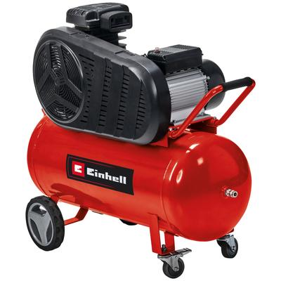 Kompressor EINHELL "TE-AC 430/90/10", rot (baumarkt), B:42,5cm H:83,5cm L:101cm, Kompressoren