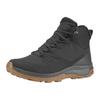 Wanderschuh SALOMON "OUTsnap CSWP M", Gr. 46, schwarz (schwarz, ebony, gum1a), Synthetik, Textil, sportlich, Schuhe, Wasserdicht, wärmend