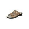 Pantolette NATURAL FEET "Ines", Damen, Gr. 42, braun, Synthetik, casual, Schuhe, mit rutschhemmenden Elementen