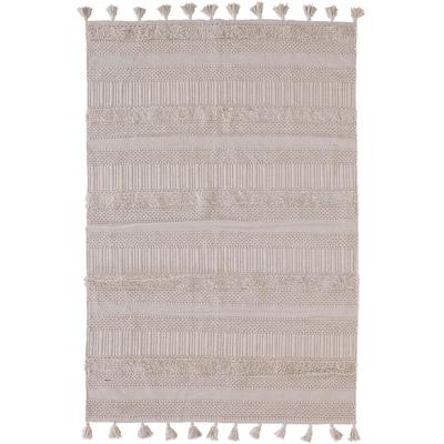 Hochflor-Teppich GUTMANN FACTORY "Puffy 67716", beige, B:160cm H:60mm L:230cm, Baumwolle, Teppiche Image