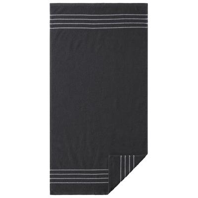 Handtuch WÄSCHEPUR, schwarz, B:50+70cm L:100+140cm, 100% Baumwolle, Handtücher (Packung) Image