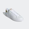 Sneaker ADIDAS ORIGINALS "STAN SMITH" Gr. 38, weiß (cloud white, cloud gold metallic) Schuhe Skaterschuh Sneaker low