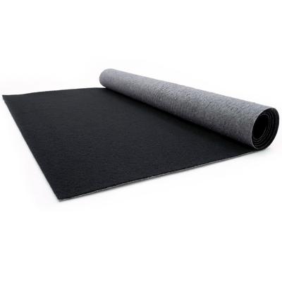 Läufer "PODIUM, Made in Belgium", schwarz, B:200cm H:2,6mm L:500cm, Polypropylen (PP), PRIMAFLOR-IDEEN IN TEXTIL, Teppiche, Breite 200 cm, Nadelfilz, Uni-Farben, ideal für Veranstaltungen Image
