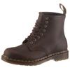 Schnürstiefel DR. MARTENS "8 Eyes Boot 1460 Crazy Horse", Herren, Gr. 48, braun (dunkelbraun), Leder, klassisch, Schuhe, Boots, Stiefel mit Lederinnensohle - schmale Form
