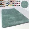 Hochflor-Teppich ESPRIT "Relaxx ESP-4150" Gr. 2, blau (türkis, grau), B:80cm H:25mm L:150cm, Kunstfaser, Teppiche, Wohnzimmer, sehr große Farbauswahl, weicher dichter Hochflor