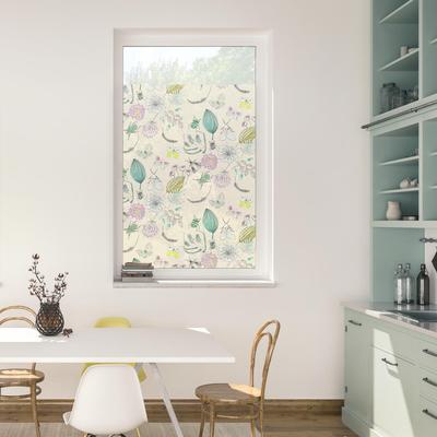 Fensterfolie LICHTBLICK ORIGINAL "Fensterfolie selbstklebend, Sichtschutz, My Bohemian Garden - Bunt", bunt, B:100cm L:130cm, Polyvinylchlorid (PVC), Fensterfolien Image