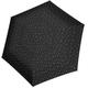 Taschenregenschirm KNIRPS "U.200 Ultra Light Duomatic, rain black" schwarz (rain black) Regenschirme Taschenschirme