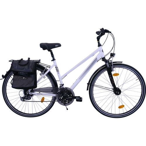 Trekkingrad PERFORMANCE Fahrräder Gr. 48 cm, 28 Zoll (71,12 cm), weiß Trekkingräder
