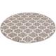 Teppich CARPET CITY "Outdoor" Teppiche Gr. Ø 160 cm, 5 mm, 1 St., beige Orientalische Muster UV-beständig, Flachgewebe, auch in quadratischer Form erhältlich