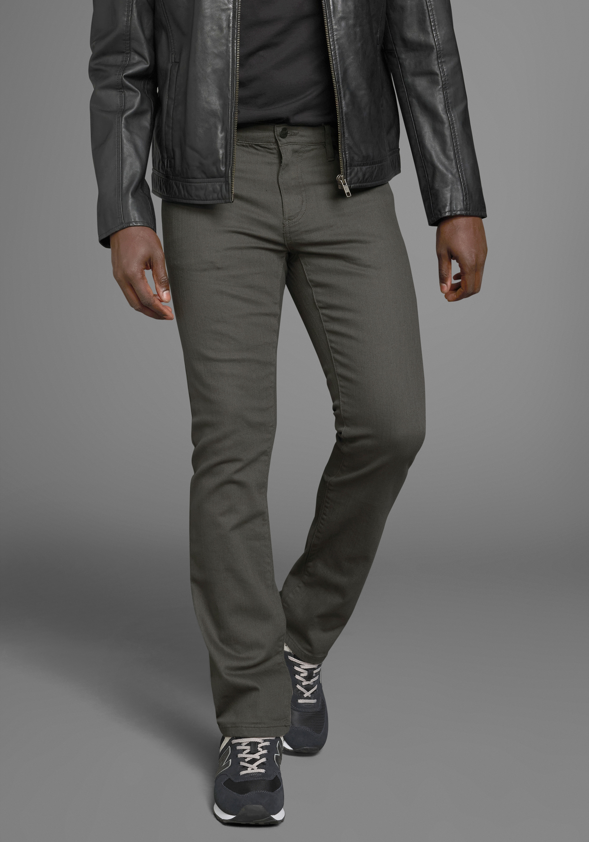 Stretch-Hose ARIZONA "Harry", Herren, Gr. 54, N + U Gr, grau, Twill, Obermaterial: 98% Baumwolle, 2% Elasthan, unifarben, Basic, normal lang, Hosen, Topseller