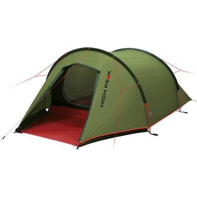 Tunnelzelt HIGH PEAK "Kite 3 LW", rot (pesto, rot), Zelte, B/H/L: 180cm x 110cm x 340cm, B:180cm H:110cm L:340cm