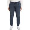 Slim-fit-Jeans TOM TAILOR PLUS, Damen, Gr. 48, N-Gr, blau (used schwarz stone blau), Denim/Jeans, Obermaterial: 91% Baumwolle, 7% Polyester, 2% Elasthan, unifarben, casual, slim fit normal, Jeans
