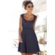 Sommerkleid BEACHTIME Gr. 44, N-Gr, blau (marine) Damen Kleider Strandkleider