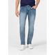 Slim-fit-Jeans TIMEZONE "Slim EduardoTZ" Gr. 29, Länge 32, blau Herren Jeans Slim Fit