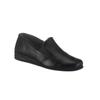 Hausschuh ROHDE, Herren, Gr. 47, schwarz, Glattleder, Schuhe