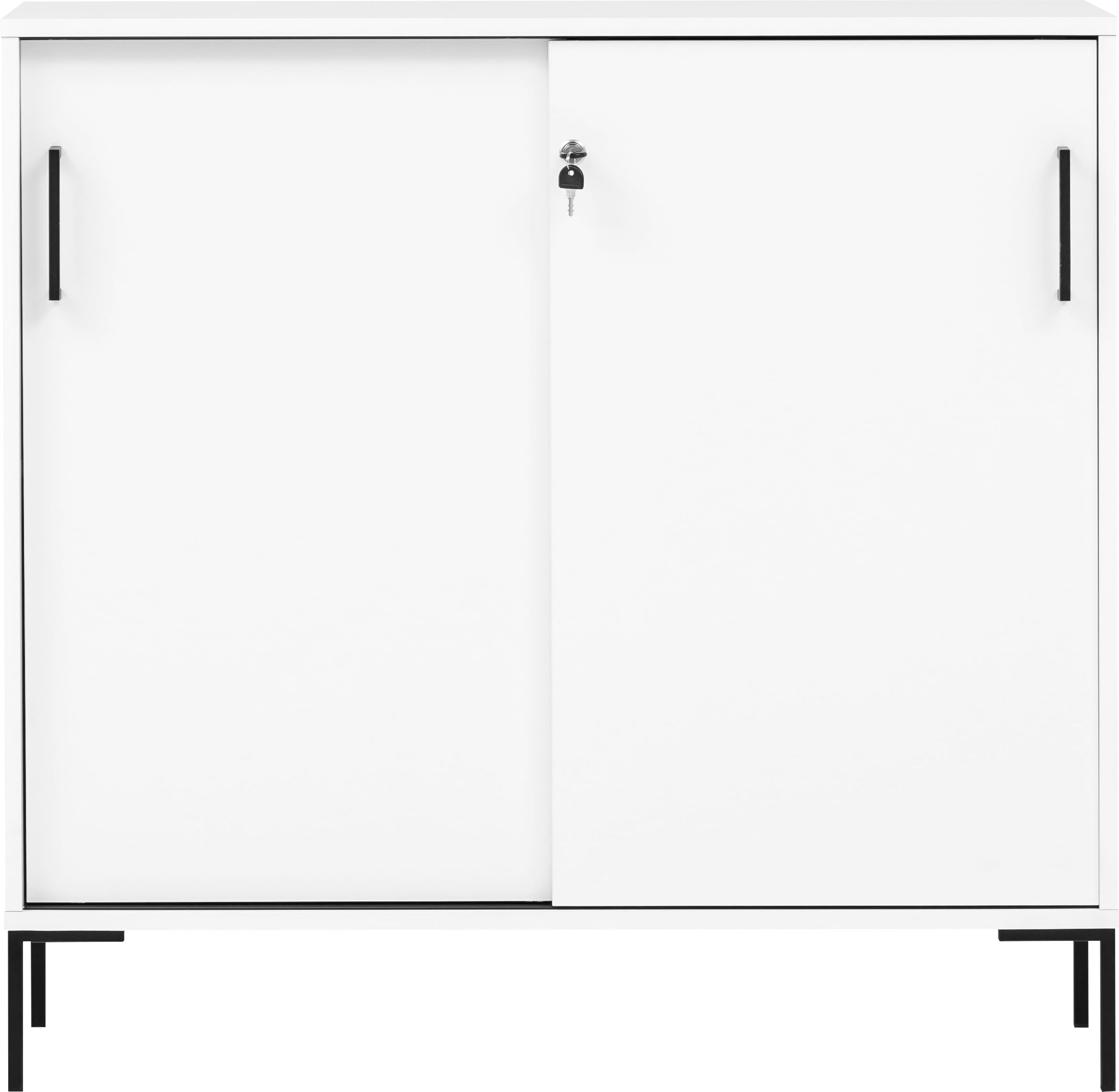 „Aktenschrank SCHILDMEYER „“Serie 2000″“ Schränke Gr. B/H/T: 100,1 cm x 96,6 cm x 41 cm, 2 St., weiß Aktenschränke“