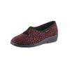 Hausschuh FISCHER, Damen, Gr. 42, rot, Textil, Basic, Schuhe