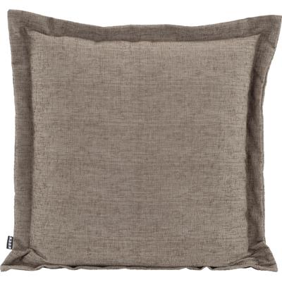 Dekokissen H.O.C.K. "Addicted", braun (taupe, taupe, braun, jaquard, struktur, unifarben), B:60cm H:10cm L:60cm, Baumwolle, Polyacryl, Polyester, Dekokissen_Sitzkissen_Kissenhüllen, mit hübschem Stehsaum, Kissenhülle mit Füllung, 1 Stück Image