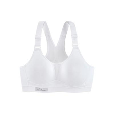 Sport-BH VENICE BEACH, Damen, Gr. 95, Cup D, weiß, Microtouch, Obermaterial: 90% Polyester (COOLMAX), 10% Elasthan (LYCRA), sportlich, BHs, ohne Bügel für Sportarten starker Belastbarkeit Image