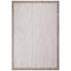 Teppich CARPET CITY "Outdoor" Teppiche Gr. B/L: 150 cm x 150 cm, 5 mm, 1 St., beige Esszimmerteppiche UV-beständig, Flachgewebe, auch in quadratischer Form erhältlich