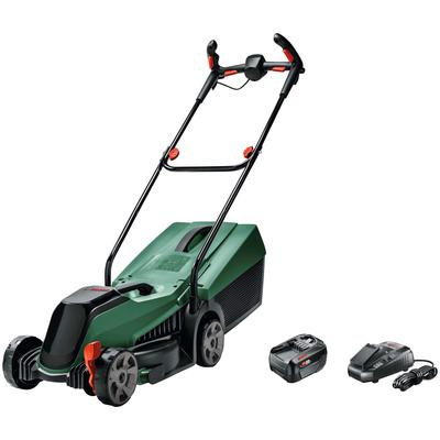 Akku-Rasenmäher BOSCH HOME & GARDEN "CityMower 18V 32", grün, B:40cm H:37cm T:60cm, Rasenmäher, mit Akku 18V/4,0 Ah und 