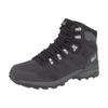 Wanderschuh JACK WOLFSKIN "REFUGIO TEXAPORE MID W", Gr. 38, lila (schwarz, steel, lila), Leder, sportlich, Schuhe, wasserdicht