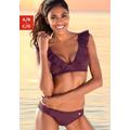 Triangel-Bikini JETTE Gr. 40, Cup A/B, rot (bordeau) Damen Bikini-Sets Ocean Blue