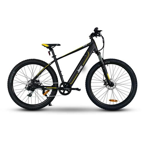 "E-Bike JEEP E-BIKES ""MHR 7000"" E-Bikes Gr. 48 cm, 27,5+ Zoll (69,85 cm), schwarz Elektro-Mountainbikes"