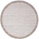 Teppich CARPET CITY "Outdoor" Teppiche Gr. Ø 200 cm, 5 mm, 1 St., beige Esszimmerteppiche UV-beständig, Flachgewebe, auch in quadratischer Form erhältlich
