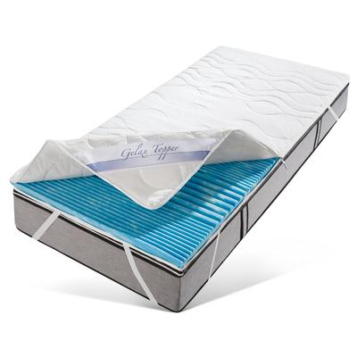 Topper MALIE "Gelschaum", weiß, B:200cm H:6cm L:200cm, Polyester, Topper Image