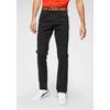 Chinohose TOM TAILOR DENIM, Herren, Gr. 31, Länge 34, schwarz, Obermaterial: 97% Baumwolle, 3% Elasthan, unifarben, casual, schmal lang, Hosen, leicht vorgewaschen