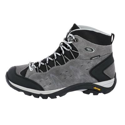 Wanderschuh BRÜTTING "Trekkingstiefel Mount Bona High", Gr. 46, grau, Veloursleder, Schuhe Image