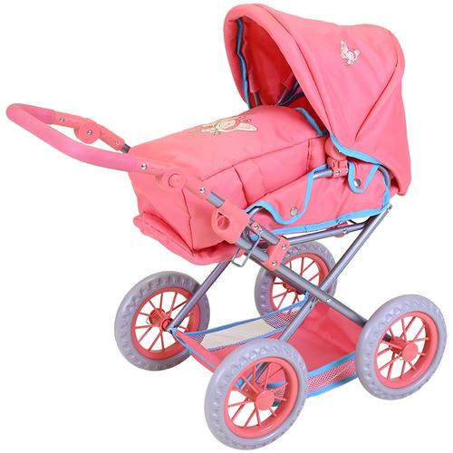 "Kombi-Puppenwagen KNORRTOYS ""Ruby - NICI Spring"" Puppenwagen rosa (nici spring) Kinder Puppenwagen -trage mit Wickeltasche"