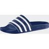 Badesandale ADIDAS ORIGINALS "ADILETTE", Gr. 42, blau (adiblau, weiß, adiblau), Synthetik, sportlich, Schuhe Badelatschen Pantolette Schlappen