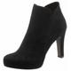 High-Heel-Stiefelette TAMARIS Gr. 36, schwarz Damen Schuhe Plateaustiefeletten