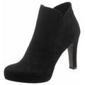 High-Heel-Stiefelette TAMARIS Gr. 41, schwarz Damen Schuhe Plateaustiefeletten