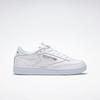 Sneaker REEBOK CLASSIC "CLUB C 85", Gr. 37, weiß (weiß, light, grau), Leder, Synthetik, sportlich, Schuhe Skaterschuh Sneaker low