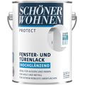 SCHÖNER WOHNEN-FARBE Lack "Protect Fenster- und Türenlack" Farben Gr. 2,5 l 2500 ml, weiß Buntlacke