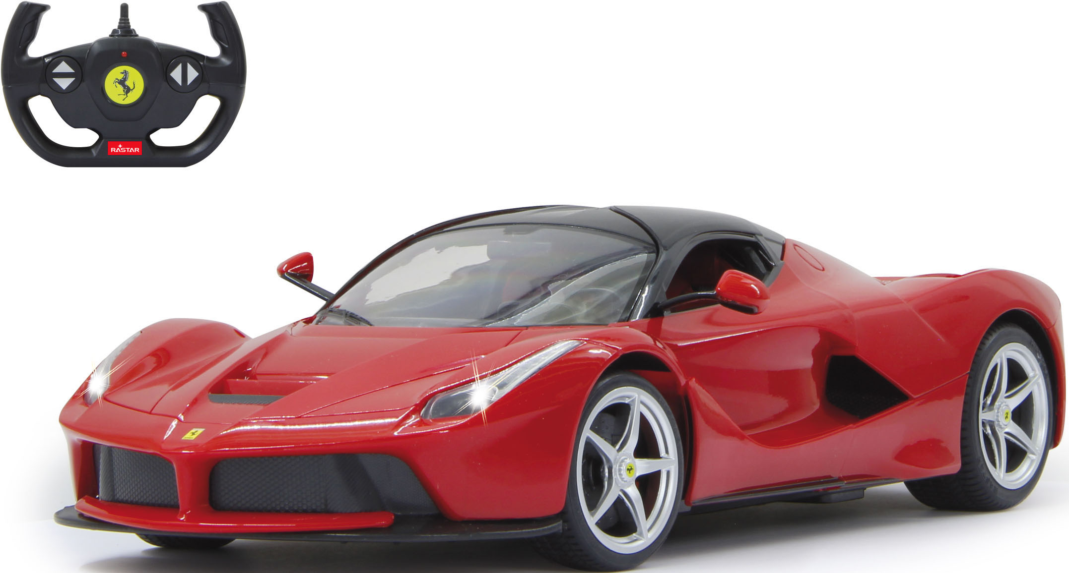 RC-Auto JAMARA "Ferrari LaFerrari 1:14 rot", rot, Fernlenkfahrzeuge, KinderB:19cm H:6cm T:7cm, Kunststoff, B:19cm H:6cm T:7cm